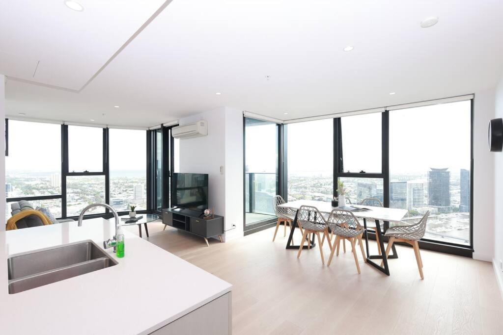 10D Stunning Ocean And Yara River View 2Bedroom Apt With Free Parking Melbourne Exteriör bild